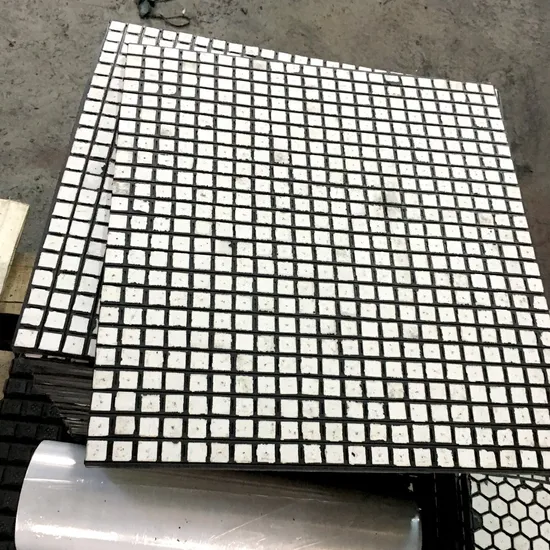 Wear Resistant Rubber Ceramic Composite Board For Outdoor Applications
